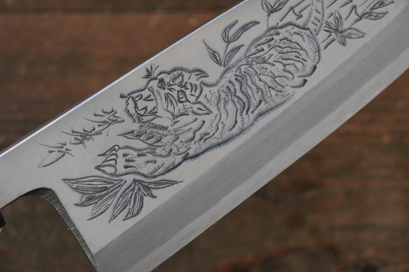 Sakai Takayuki Kasumitogi White Steel Koshitantan engraving Deba - Japannywholesale