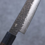 Shizu Gen VG10 Hammered Black Finished Petty-Utility  160mm Brown Pakka wood Handle - Japannywholesale