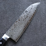 Seisuke AUS10 45 Layer Damascus Santoku  165mm Black Pakka wood Handle - Japannywholesale