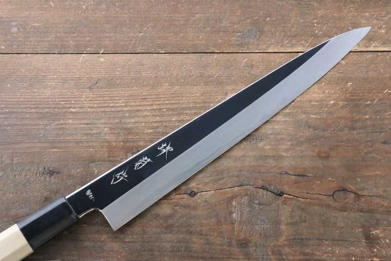 Kikumori VG10 Mirrored Finish Sujihiki  240mm with Magnolia Handle - Japannywholesale