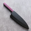 Black Magnolia Sheath for 165mm Deba with Plywood pin - Japannywholesale