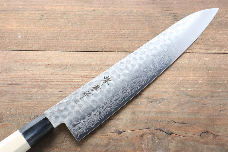 Sakai Takayuki AUS10 45 Layer Damascus Gyuto  240mm Magnolia Handle - Japannywholesale