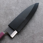 Black Magnolia Sheath for 180mm Deba with Plywood pin - Japannywholesale