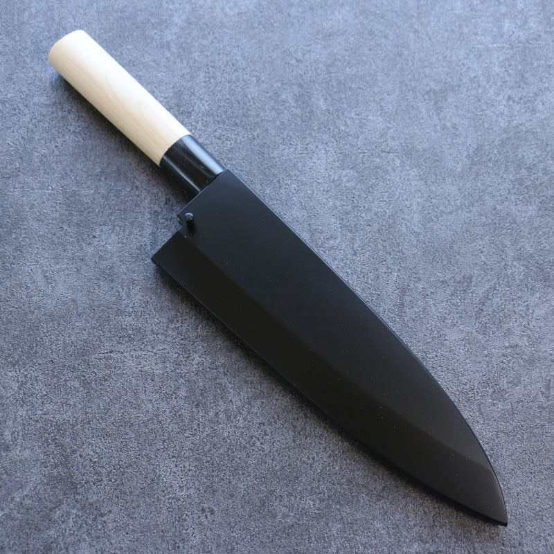 Black Magnolia Sheath for 225mm Deba with Plywood pin 金子 - Japannywholesale