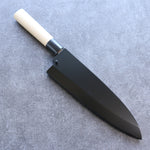 Black Magnolia Sheath for 240mm Deba with Plywood pin 金子 - Japannywholesale