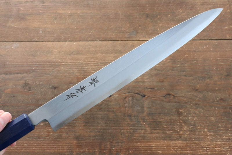 Sakai Takayuki Nanairo INOX Molybdenum Yanagiba  270mm ABS resin(Turquoise pearl) Handle - Japannywholesale