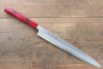 Sakai Takayuki Nanairo INOX Molybdenum Yanagiba  270mm ABS resin(Red tortoiseshell) Handle - Japannywholesale