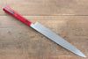 Sakai Takayuki Nanairo INOX Molybdenum Yanagiba  270mm ABS resin(Red tortoiseshell) Handle - Japannywholesale