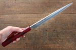 Sakai Takayuki Nanairo INOX Molybdenum Yanagiba  270mm ABS resin(Red tortoiseshell) Handle - Japannywholesale