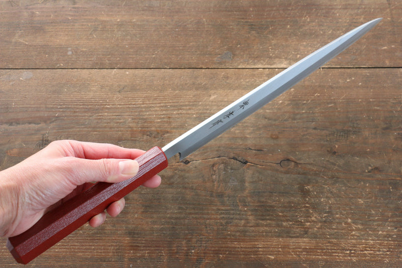 Sakai Takayuki Nanairo INOX Molybdenum Yanagiba  270mm ABS resin(Red pearl) Handle - Japannywholesale