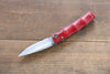 MCUSTA Take (Bamboo) Stainless Steel Damascus Pocket Knife 71mm Pakka wood Handle - Japannywholesale
