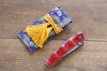 MCUSTA Take (Bamboo) Stainless Steel Damascus Pocket Knife 71mm Pakka wood Handle - Japannywholesale