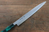 Sakai Takayuki Nanairo INOX Molybdenum Yanagiba  270mm ABS resin(Green tortoiseshell) Handle - Japannywholesale