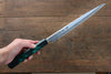 Sakai Takayuki Nanairo INOX Molybdenum Yanagiba  270mm ABS resin(Green tortoiseshell) Handle - Japannywholesale