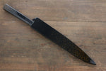 Sakai Takayuki AUS-10 45 Layer Damascus Hammered Sujihiki Japanese Chef Knife 240mm Gold Dots Lacquered Handle With Saya - Japannywholesale