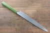 Sakai Takayuki Nanairo INOX Molybdenum Yanagiba  270mm ABS resin(Green pearl) Handle - Japannywholesale