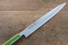 Sakai Takayuki Nanairo INOX Molybdenum Yanagiba  270mm ABS resin(Green pearl) Handle - Japannywholesale