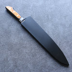 Black Magnolia Sheath for 270mm Gyuto with Plywood pin 金子 - Japannywholesale