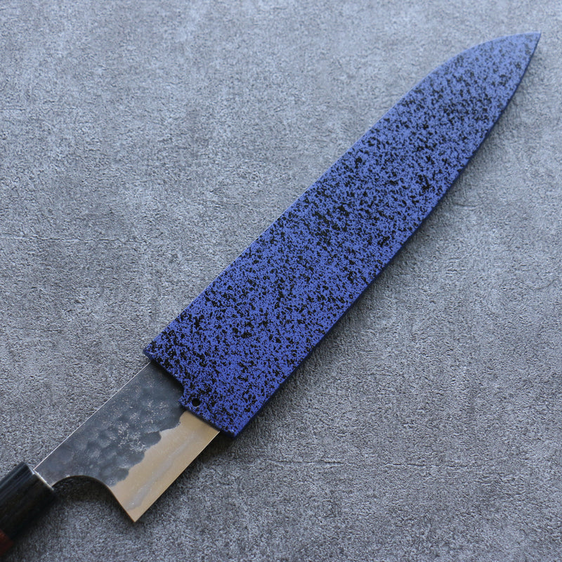 Blue Pakka wood Sheath for 240mm Gyuto with Plywood pin 金子 - Japannywholesale