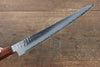 Sakai Takayuki VG10 33 Layer Damascus Sujihiki  240mm Live oak Lacquered (Seiren) Handle - Japannywholesale