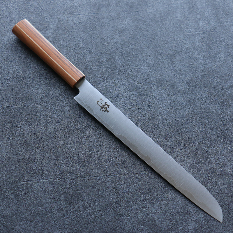 Shigeki Tanaka Majiro Silver Steel No.3 Bread Slicer  270mm Maple, Cherry, Walnut Handle - Japannywholesale