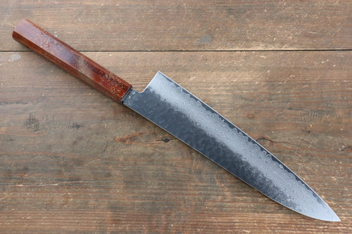 Sakai Takayuki VG10 33 Layer Damascus Gyuto  240mm Live oak Lacquered (Seiren) Handle - Japannywholesale