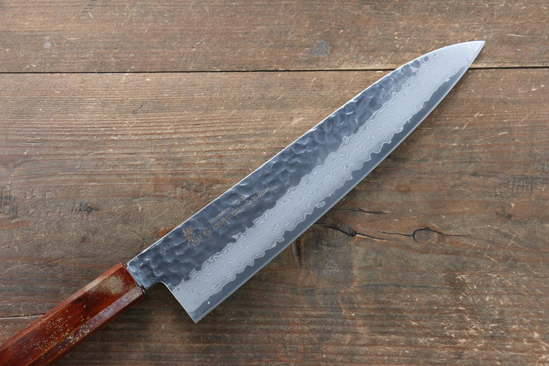 Sakai Takayuki VG10 33 Layer Damascus Gyuto  240mm Live oak Lacquered (Seiren) Handle - Japannywholesale