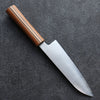 Shigeki Tanaka Majiro Silver Steel No.3 Santoku  165mm Maple, Cherry, Walnut Handle - Japannywholesale