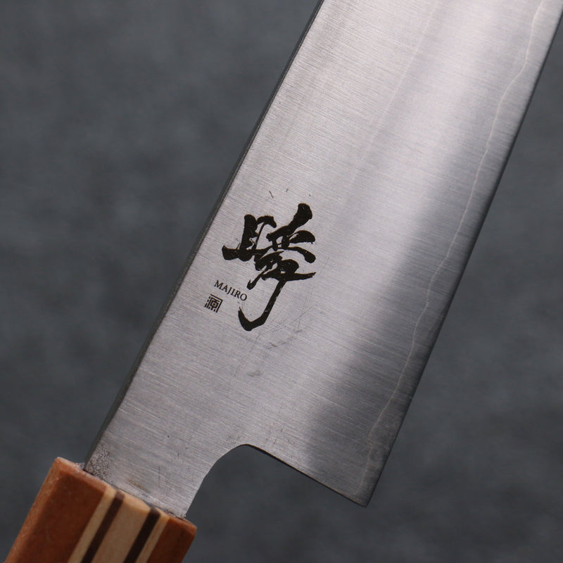 Shigeki Tanaka Majiro Silver Steel No.3 Santoku  165mm Maple, Cherry, Walnut Handle - Japannywholesale