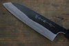 Yoshimi Kato Blue Super Clad Kurouchi Santoku Japanese Chef Knife 165mm Honduras Handle - Japannywholesale