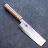 Shigeki Tanaka Majiro Silver Steel No.3 Nakiri  165mm Maple, Cherry, Walnut Handle - Japannywholesale