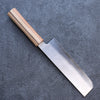 Shigeki Tanaka Majiro Silver Steel No.3 Nakiri  165mm Maple, Cherry, Walnut Handle - Japannywholesale