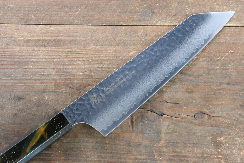 Sakai Takayuki VG10 33 Layer Damascus Kengata Gyuto  190mm Live oak Lacquered (Saiu) Handle - Japannywholesale