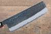 Kanetsune Blue Steel No.2 Kurouchi Nakiri  165mm Magnolia Handle - Japannywholesale