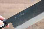 Kanetsune Blue Steel No.2 Kurouchi Nakiri  165mm Magnolia Handle - Japannywholesale