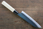 Kanetsune Blue Steel No.2 Kurouchi Santoku  165mm Magnolia Handle - Japannywholesale