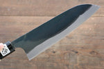 Kanetsune Blue Steel No.2 Kurouchi Santoku  165mm Magnolia Handle - Japannywholesale