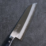 Kunihira VG1 Migaki Finished Santoku  170mm Navy blue Pakka wood Handle - Japannywholesale