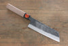 Shigeki Tanaka Blue Steel No.2 TEKKA Kurouchi Nakiri Japanese Chef Knife 165mm - Japannywholesale