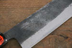 Shigeki Tanaka Blue Steel No.2 TEKKA Kurouchi Nakiri Japanese Chef Knife 165mm - Japannywholesale