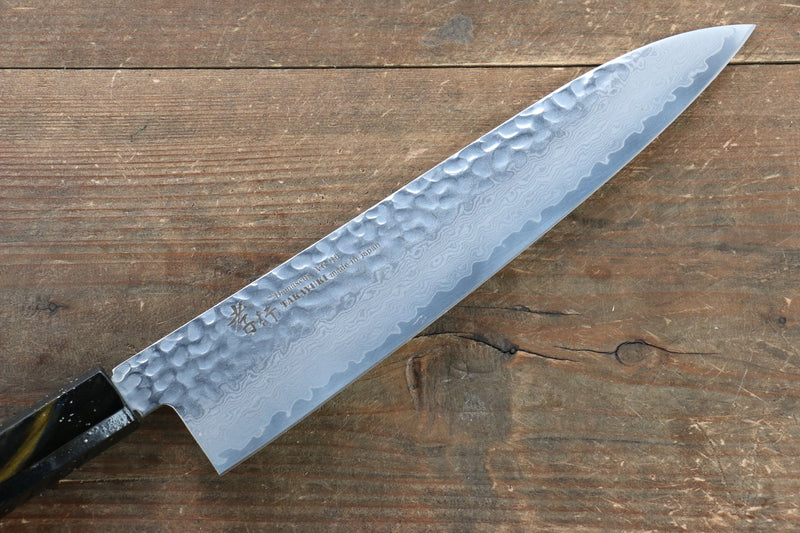 Sakai Takayuki VG10 33 Layer Damascus Gyuto  240mm Live oak Lacquered (Saiu) Handle - Japannywholesale