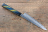 Sakai Takayuki VG10 33 Layer Damascus Petty-Utility  150mm Live oak Lacquered (Saiseki) Handle - Japannywholesale