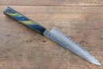 Sakai Takayuki VG10 33 Layer Damascus Petty-Utility  150mm Live oak Lacquered (Saiseki) Handle - Japannywholesale