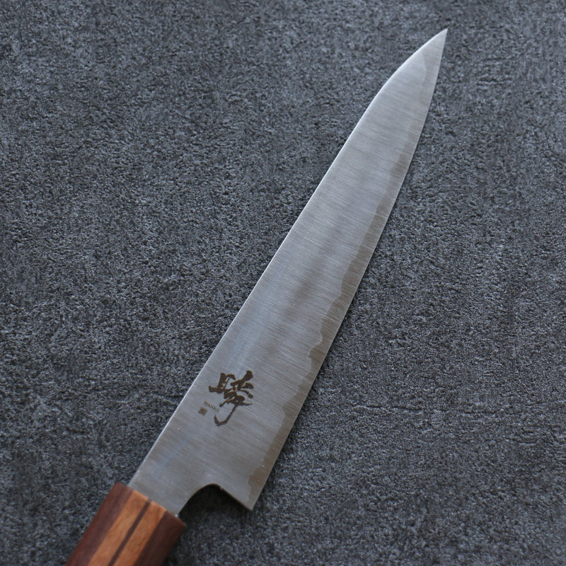 Shigeki Tanaka Majiro Silver Steel No.3 Petty-Utility  150mm Maple, Cherry, Walnut Handle - Japannywholesale