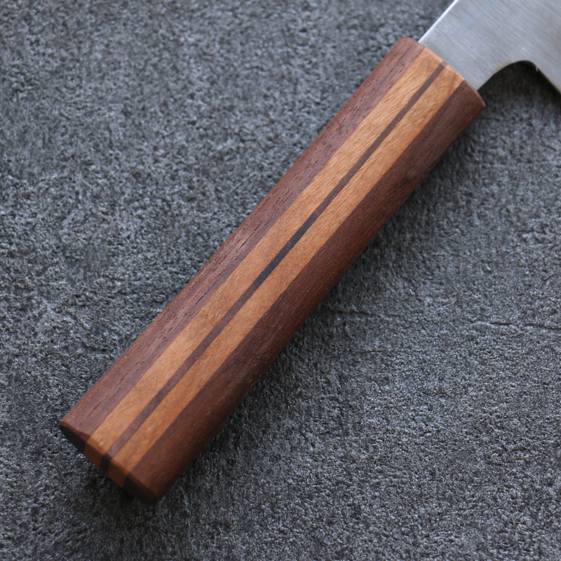 Shigeki Tanaka Majiro Silver Steel No.3 Petty-Utility  150mm Maple, Cherry, Walnut Handle - Japannywholesale