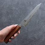 Shigeki Tanaka Majiro Silver Steel No.3 Petty-Utility  150mm Maple, Cherry, Walnut Handle - Japannywholesale