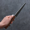 Shigeki Tanaka Majiro Silver Steel No.3 Petty-Utility  150mm Maple, Cherry, Walnut Handle - Japannywholesale