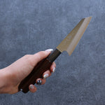 Misuzu VG10 Kasumitogi Kiritsuke Petty-Utility  105mm Brown Lacquered  Handle - Japannywholesale