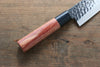 Kanetsune DSR-1K6 Hammered Gyuto  180mm Red Pakka wood Handle - Japannywholesale