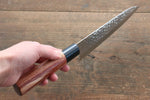 Kanetsune DSR-1K6 Hammered Gyuto  180mm Red Pakka wood Handle - Japannywholesale